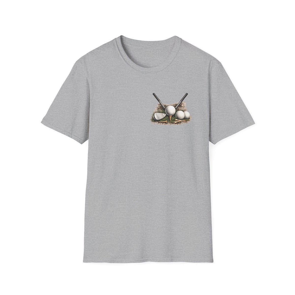 Golf Clubs & Balls T-Shirt — Vintage Golf Graphic Tee