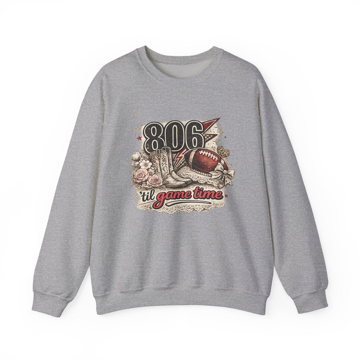 Women 806 'til Game Time Crewneck Sweatshirt