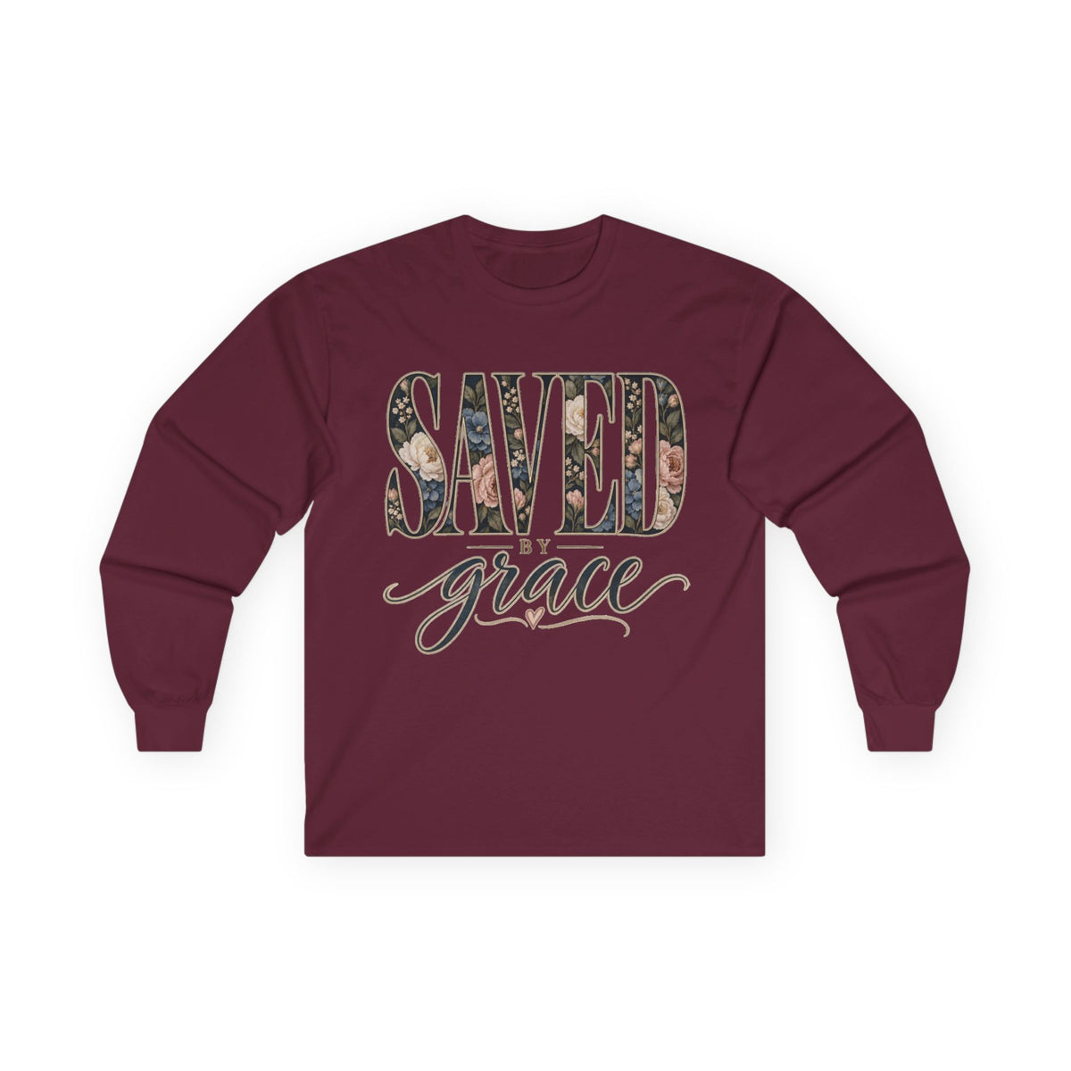 Women Saved by Grace Long Sleeve Tee