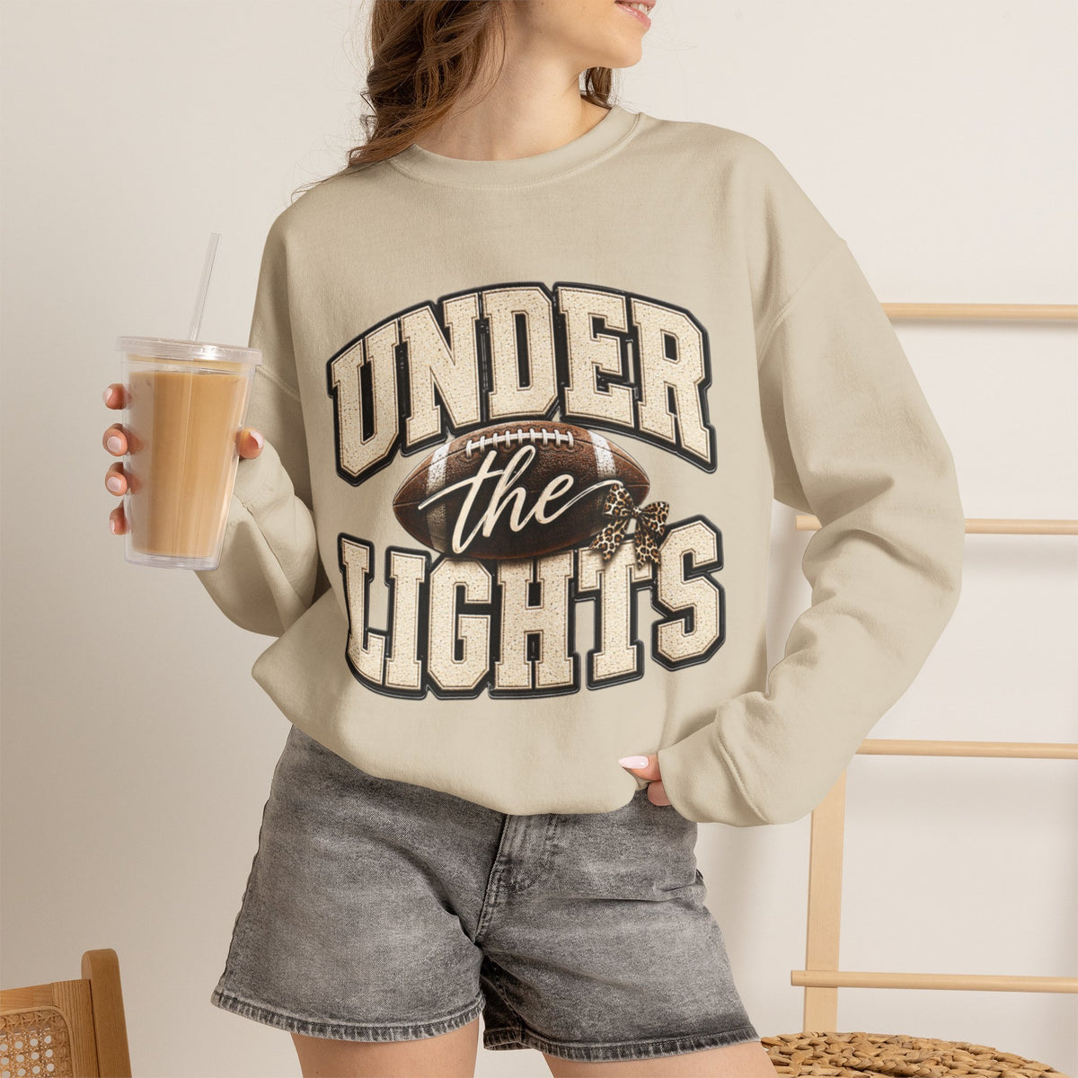 Women Under the Lights Football Crewneck Sweatshirt