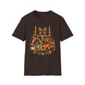 Fall Football Tee — Leopard Bow Pumpkin Party Graphic T-Shirt