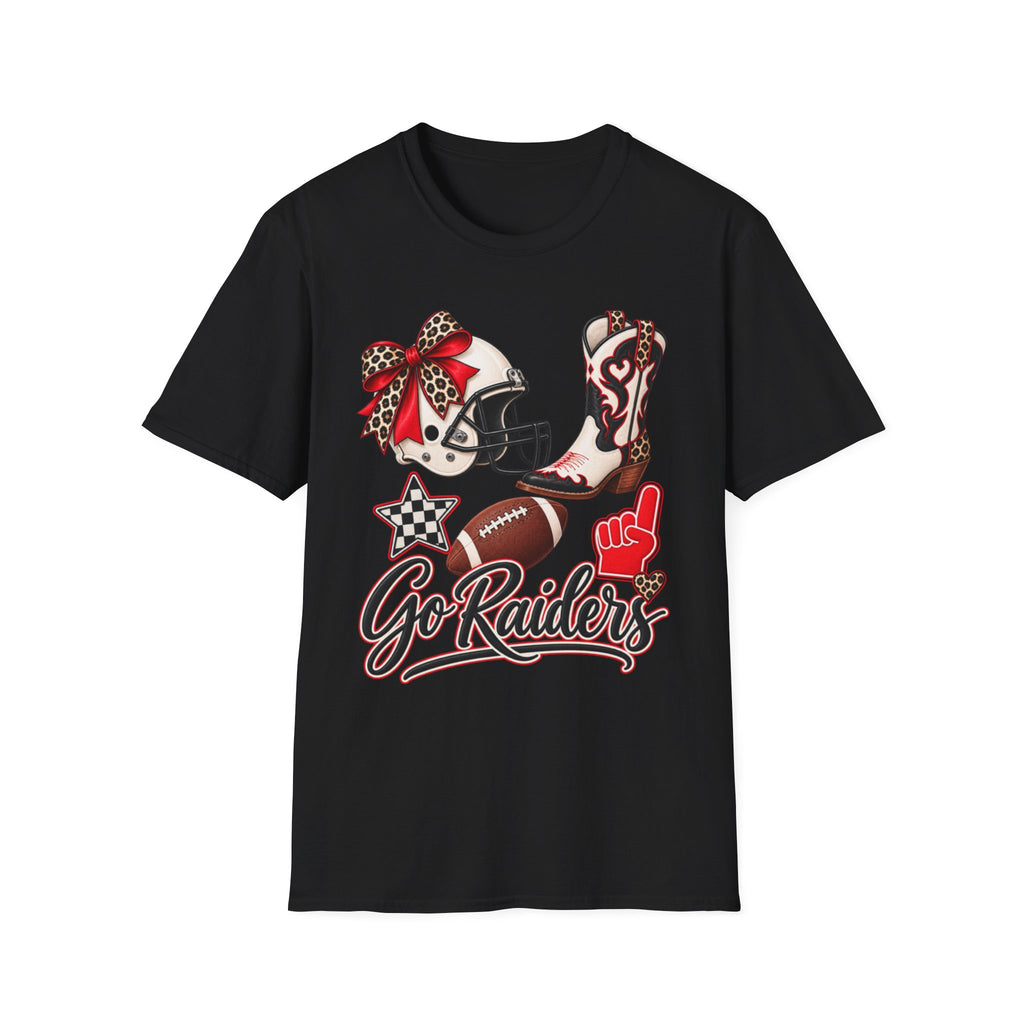 Women Go Raiders Football Tee