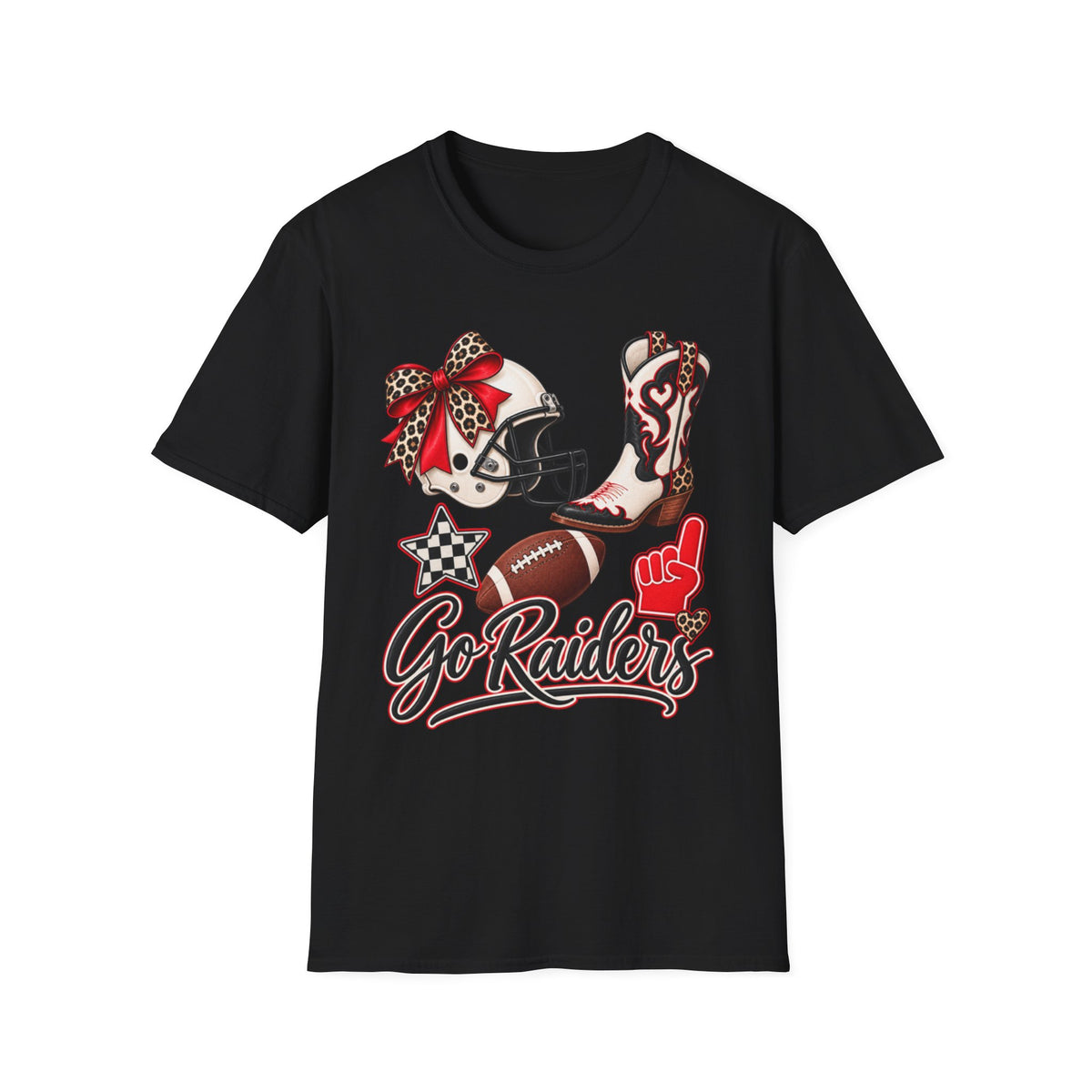 Women Go Raiders Football Tee