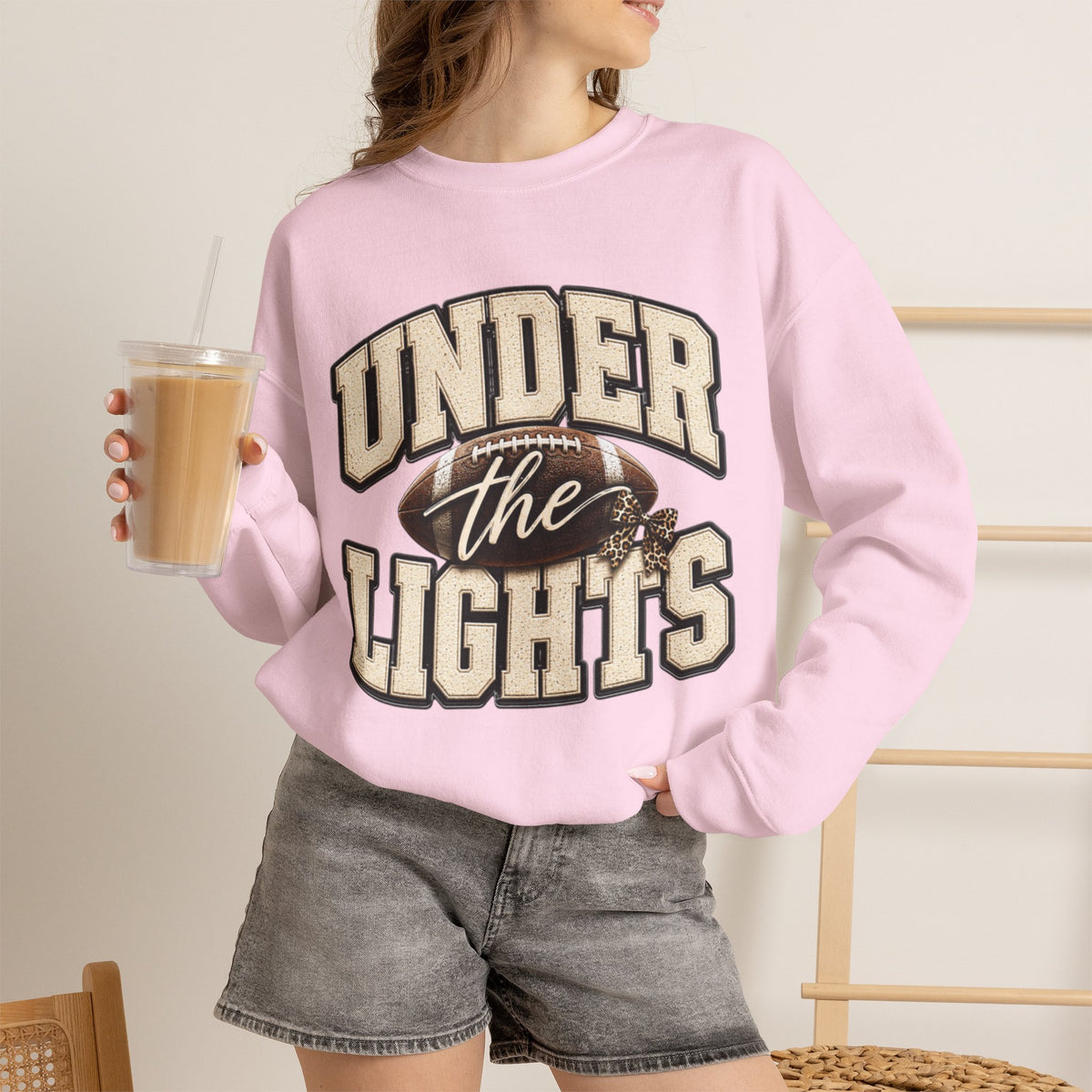 Women Under the Lights Football Crewneck Sweatshirt