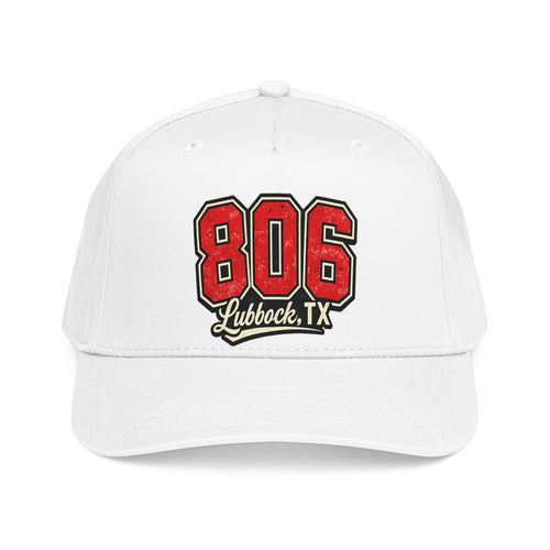 806 Lubbock, TX Embroidered Baseball Cap
