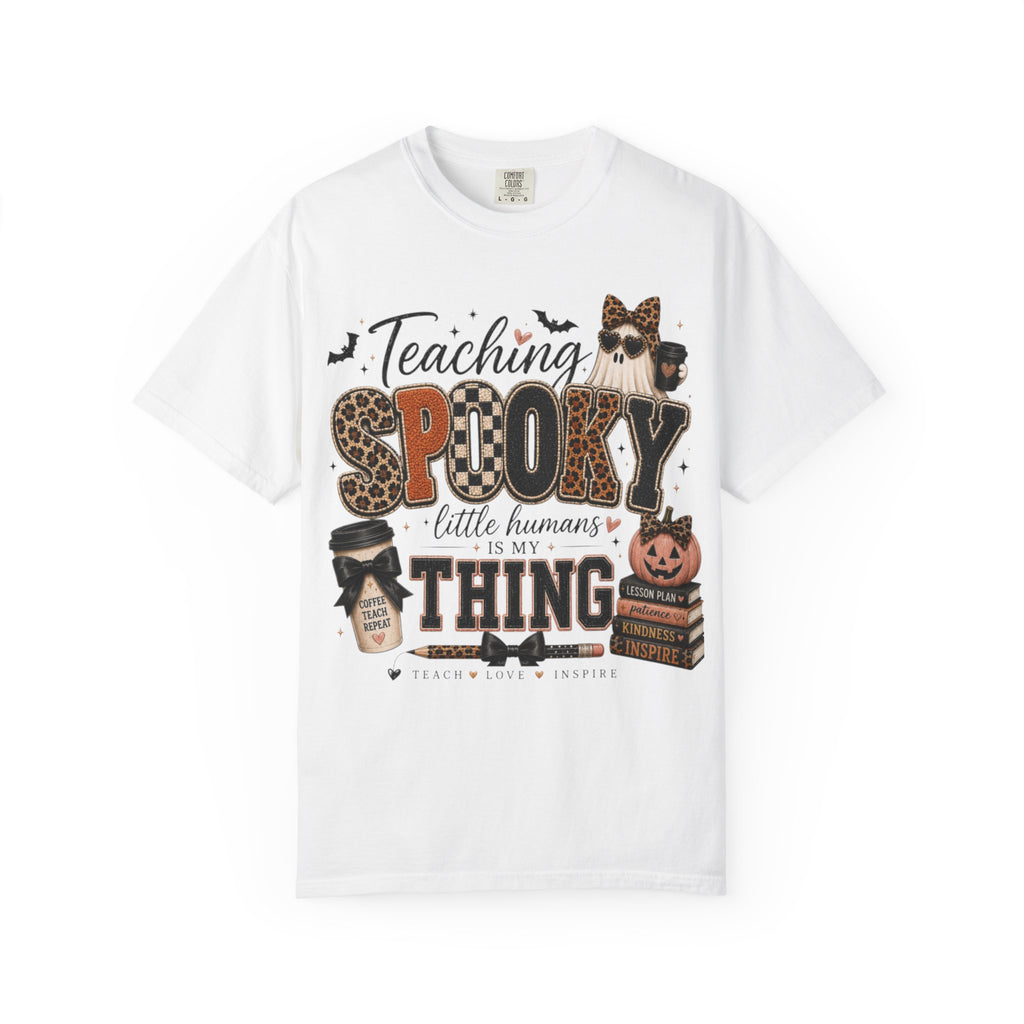 Women Comfort Colors Spooky Teaching Tee