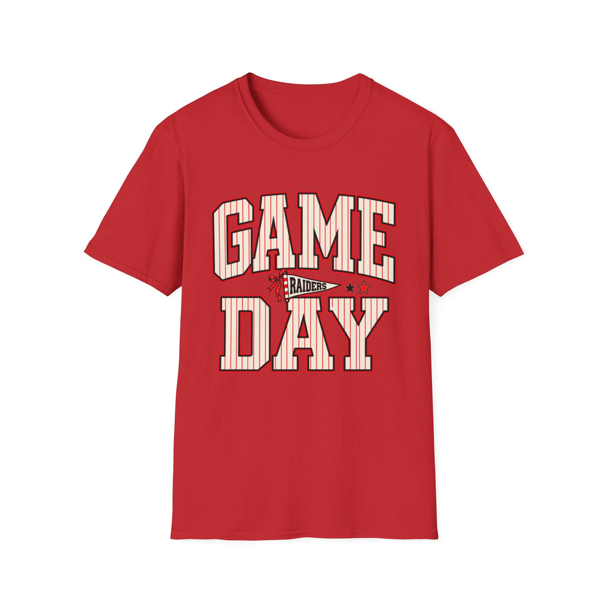 Women Red & Black Game Day T-Shirt