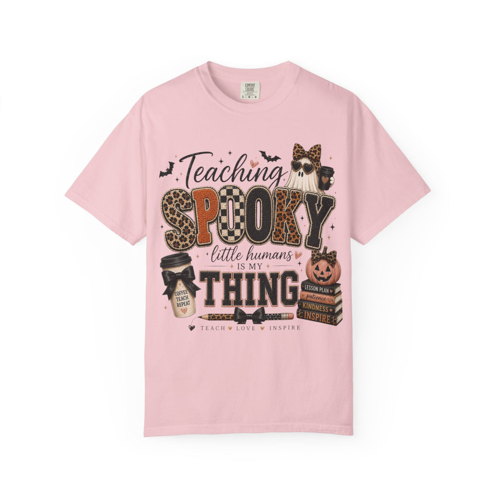 Women Comfort Colors Spooky Teaching Tee
