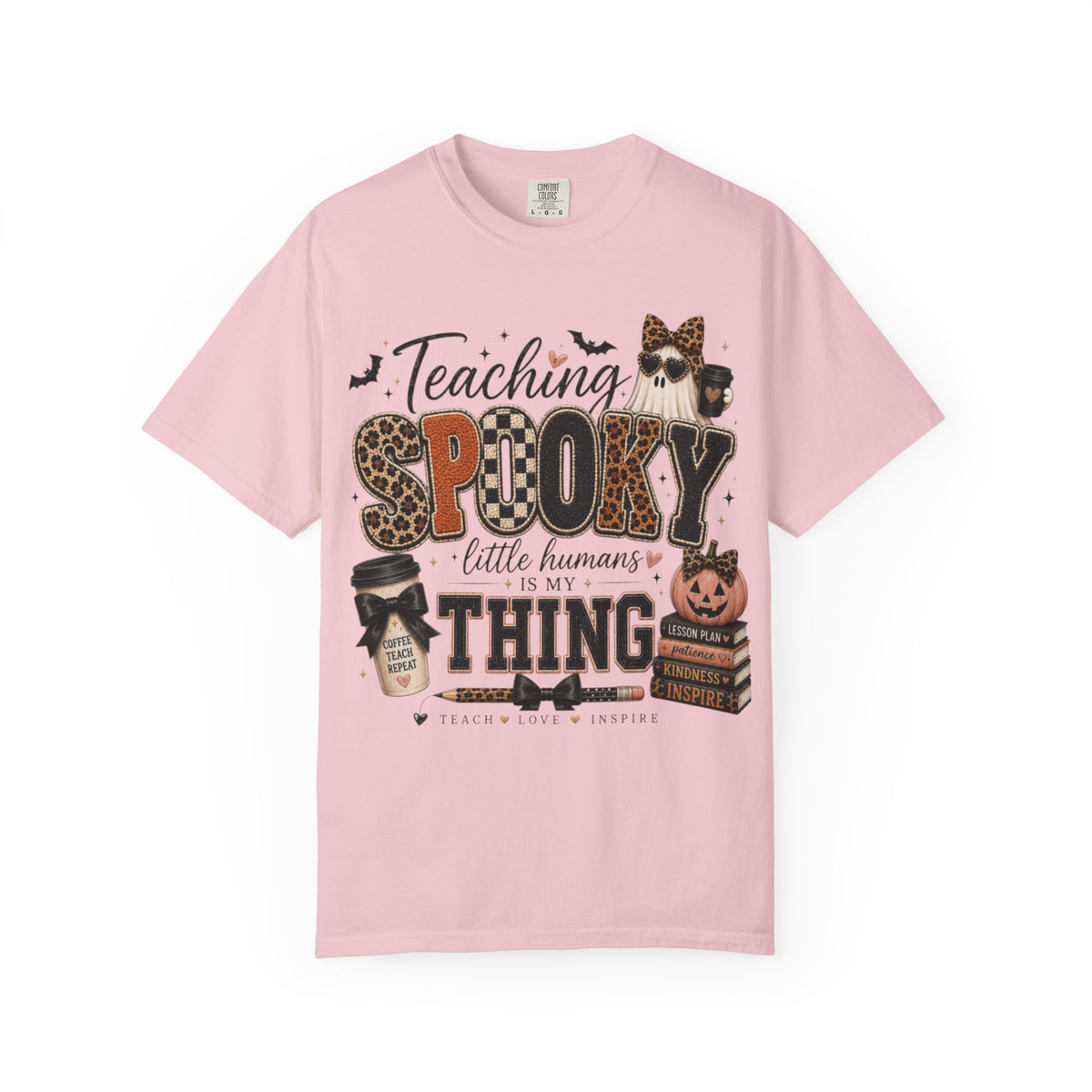 Women Comfort Colors Spooky Teaching Tee