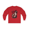 Women Cowgirl Boots Graphic Long Sleeve Tee