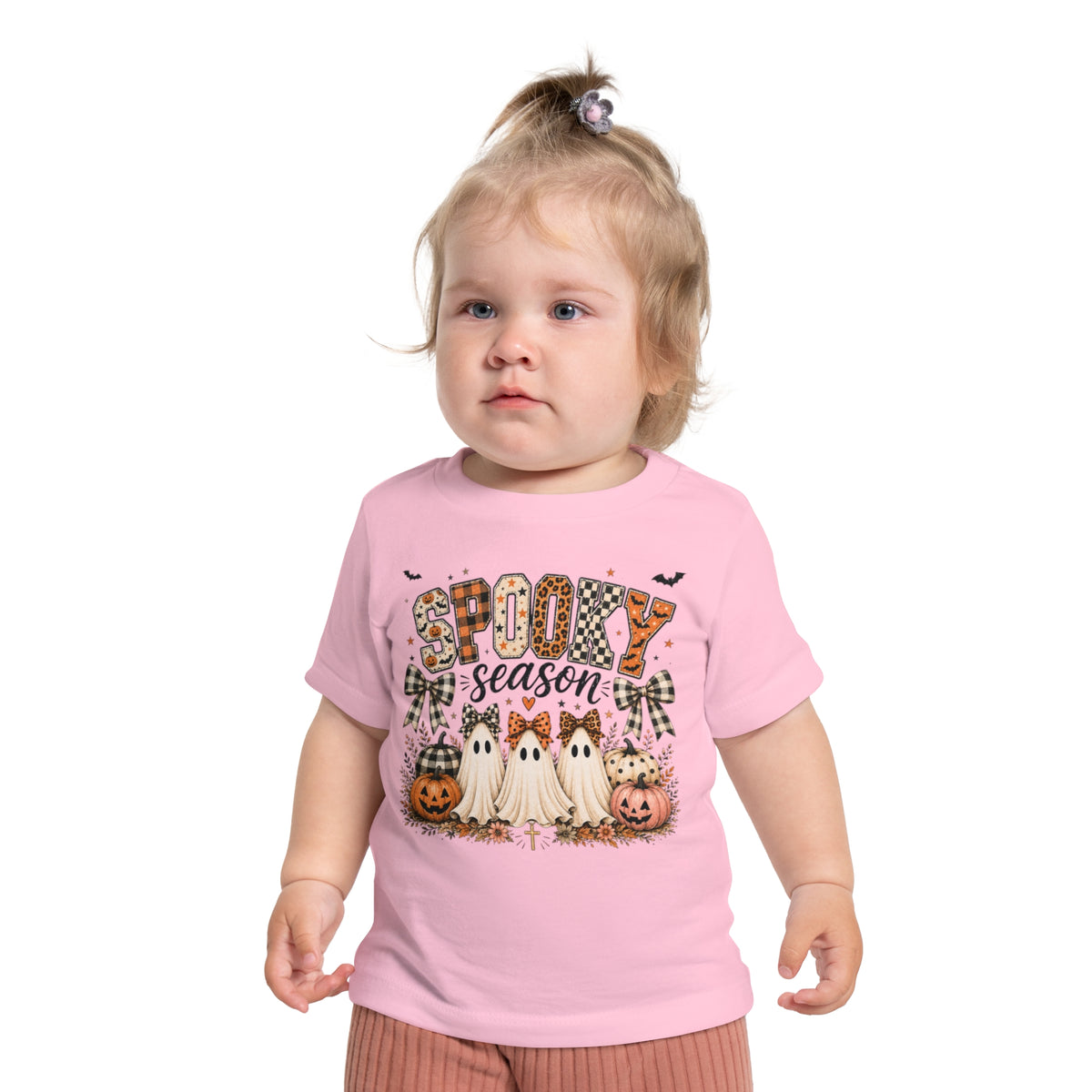 Toddler – “Spooky Season” Cute Ghosts & Pumpkins Halloween Tee