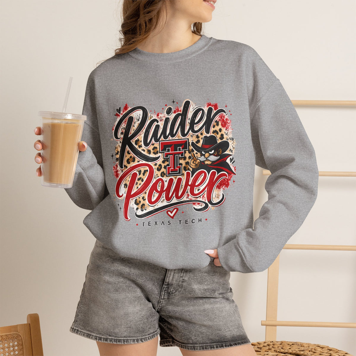 Women Raider Power Crewneck