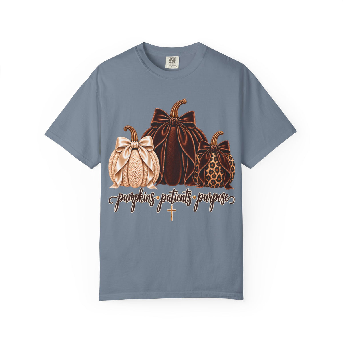 Women Comfort Colors Pumpkins Patients Purpose T-Shirt