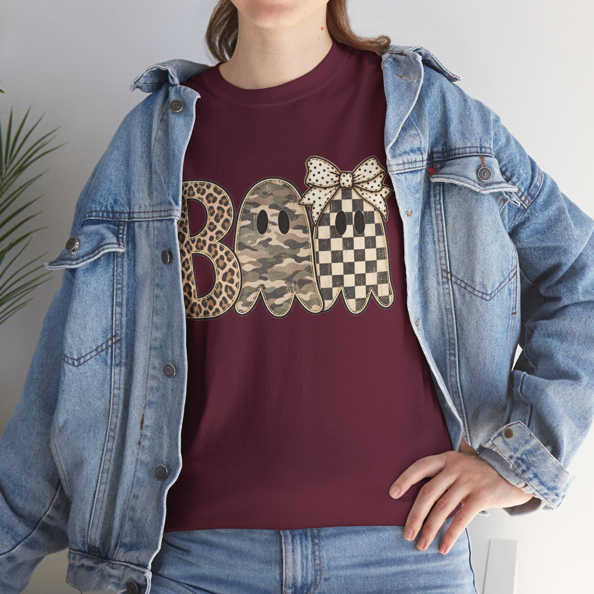 Women Boo Halloween T-Shirt