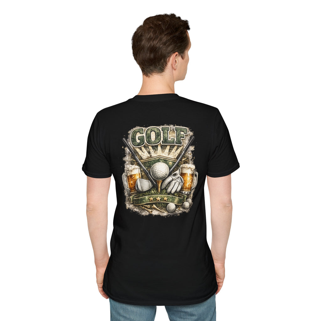 Golf Clubs & Balls T-Shirt — Vintage Golf Graphic Tee