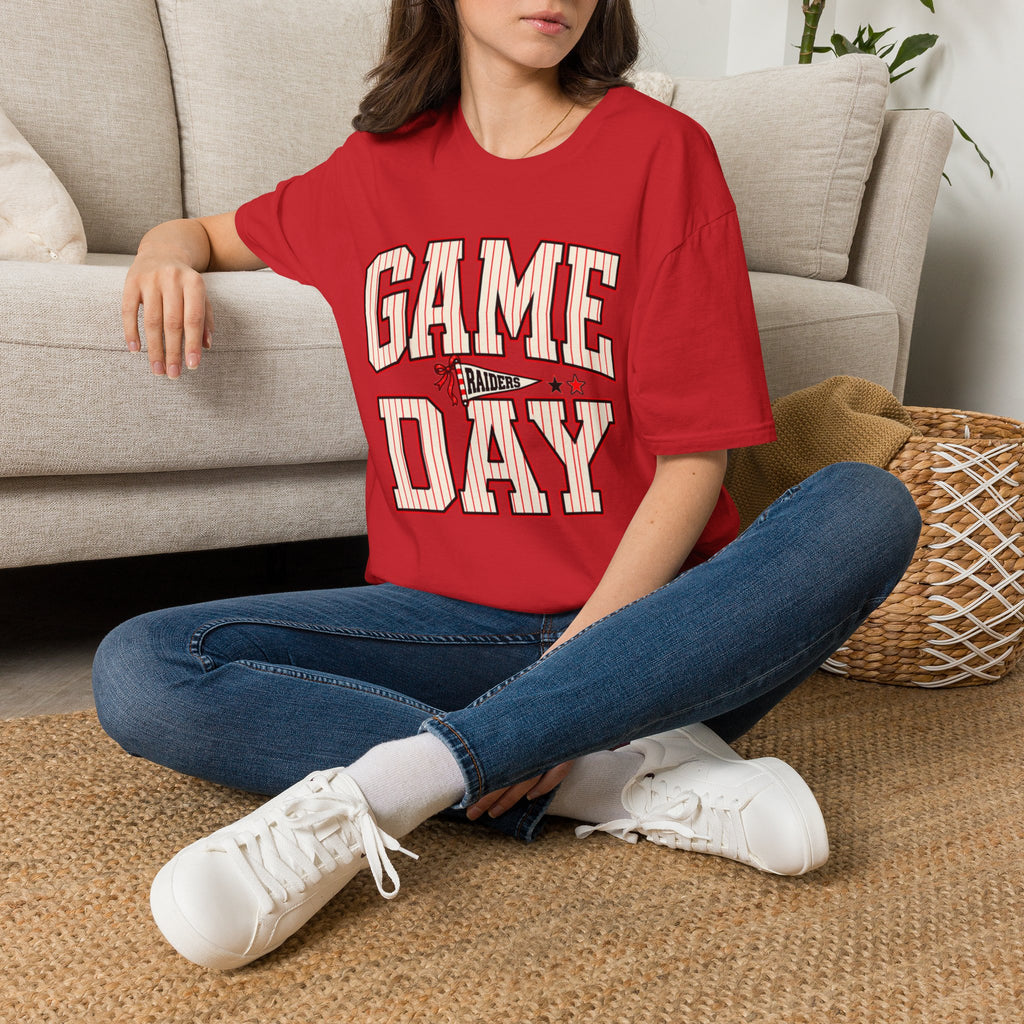 Women Red & Black Game Day T-Shirt