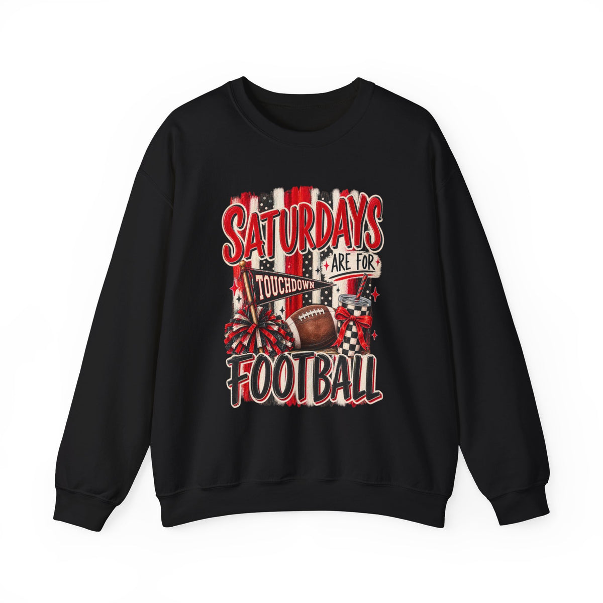 Women "Saturdays Are For Football" Crewneck Sweatshirt