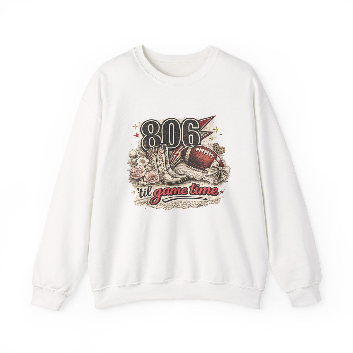Women 806 'til Game Time Crewneck Sweatshirt