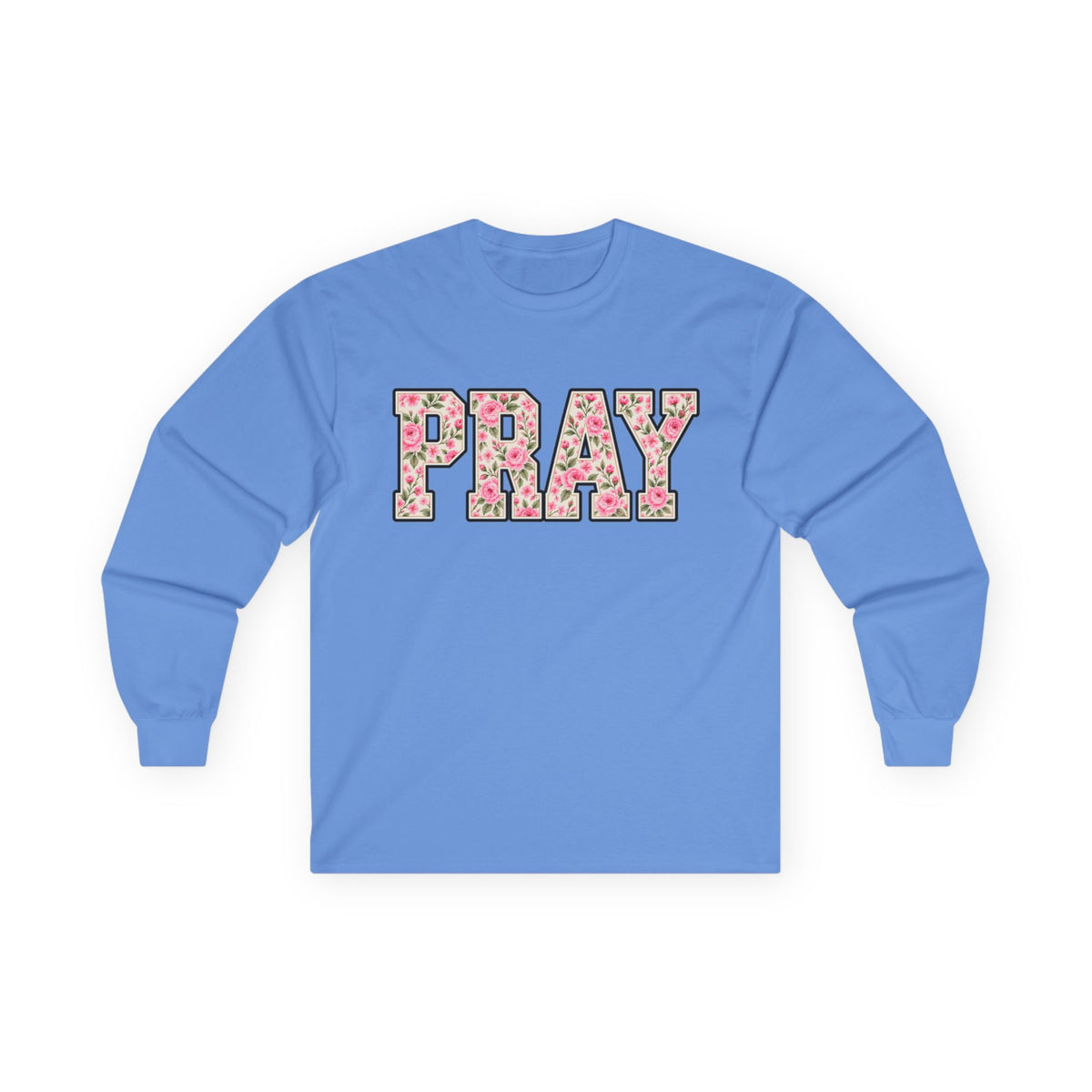 Women PRAY Floral Long Sleeve Tee