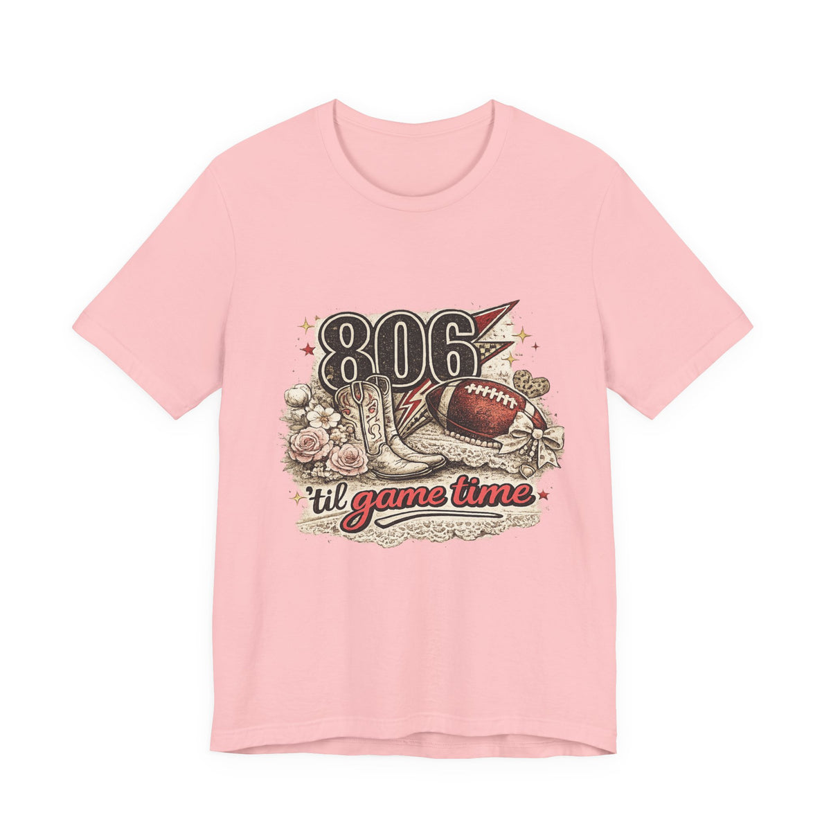 Women 806 'Til Game Time Football T-Shirt