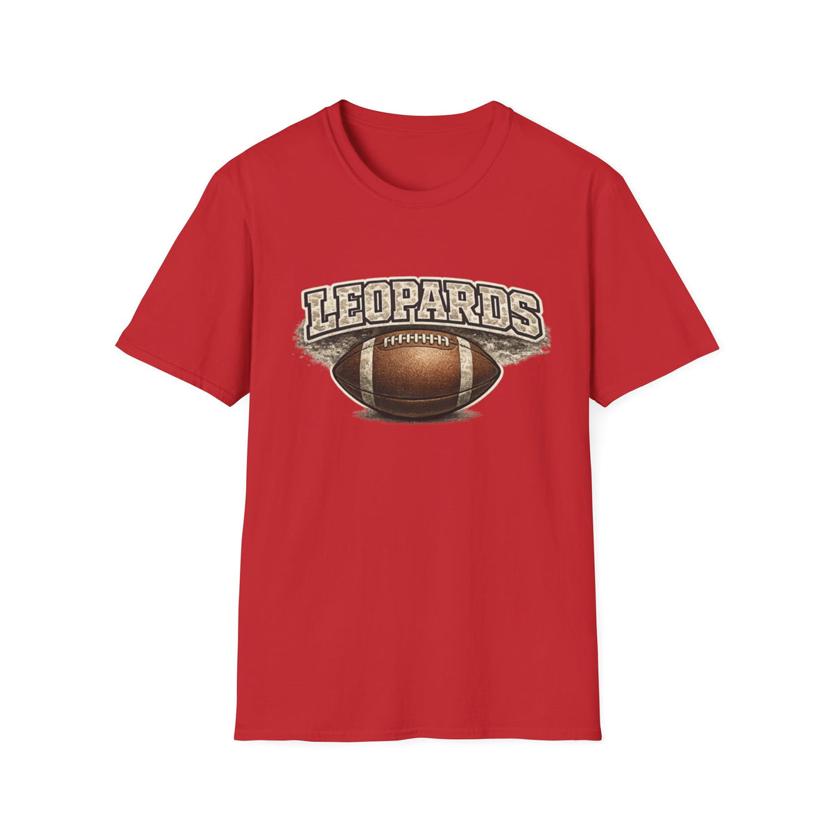 Men Leopards Football Camo T-Shirt