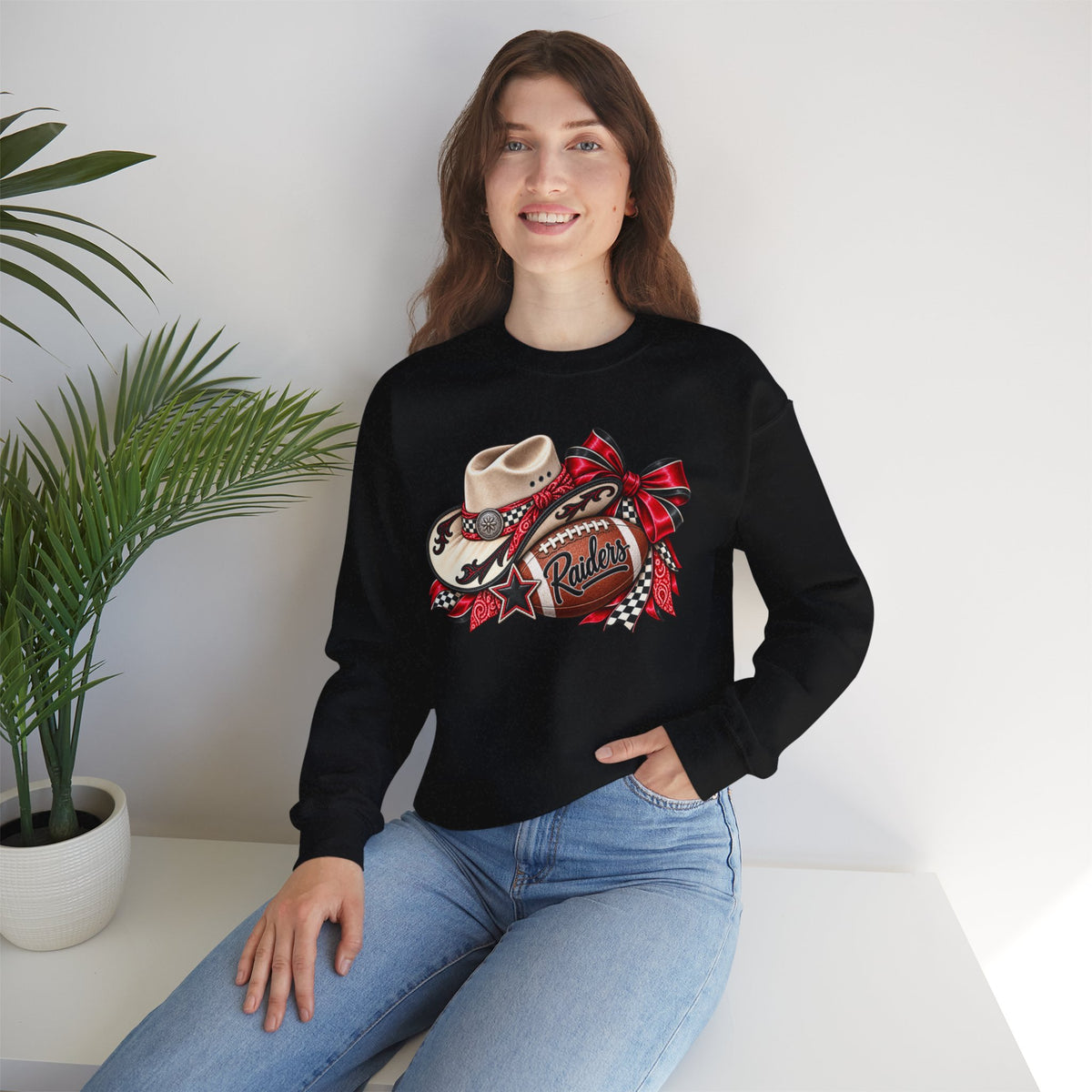 Women Cowboy Football Raiders Sweatshirt