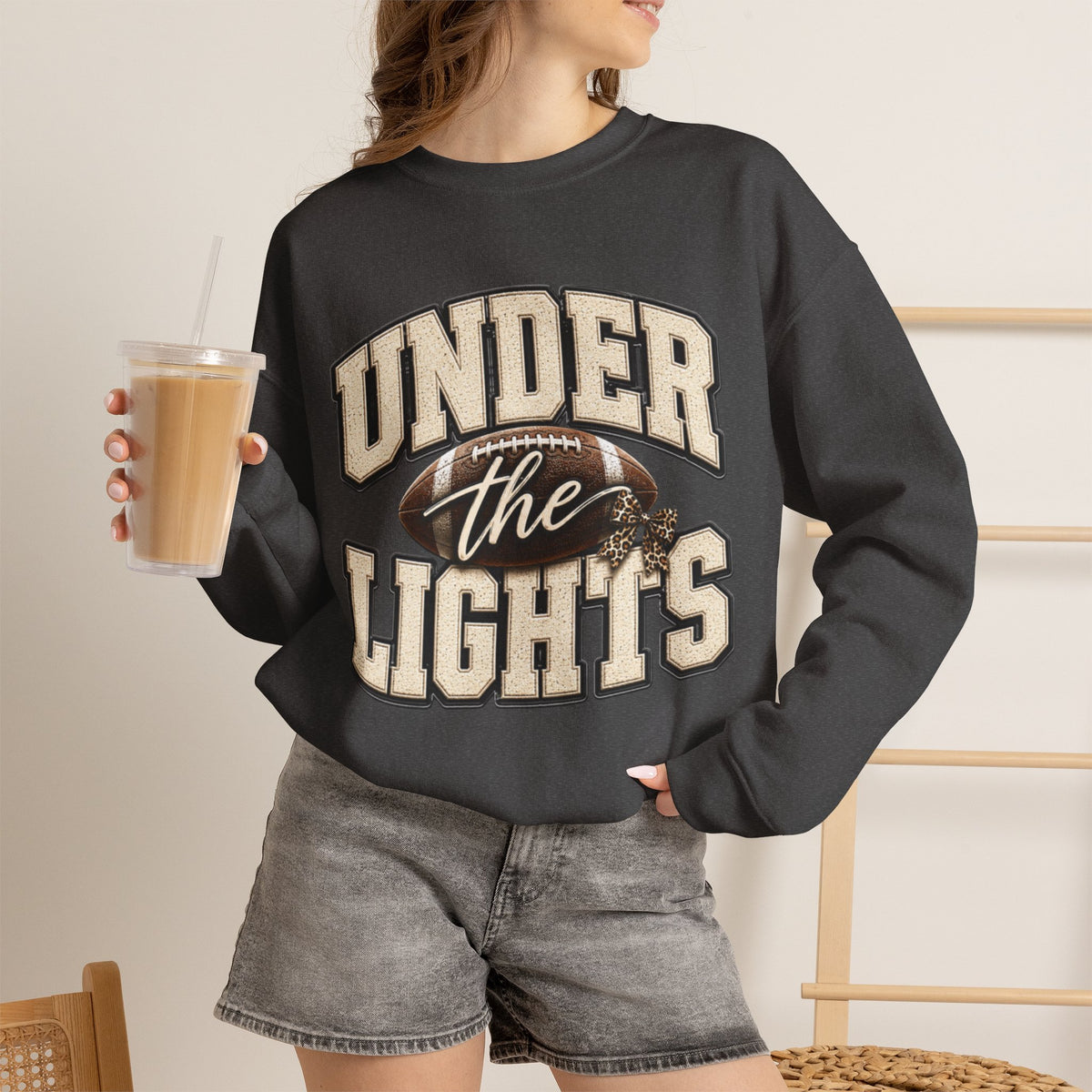 Women Under the Lights Football Crewneck Sweatshirt