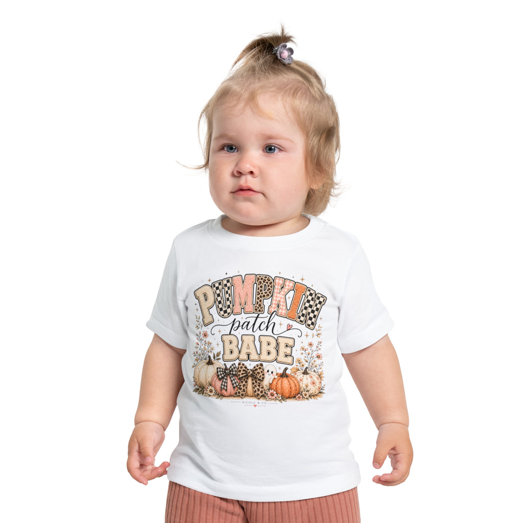 Toddler Pumpkin Patch Babe T‑Shirt