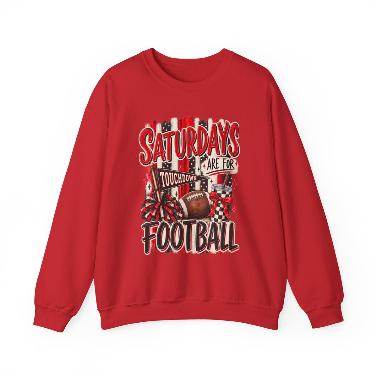 Women "Saturdays Are For Football" Crewneck Sweatshirt