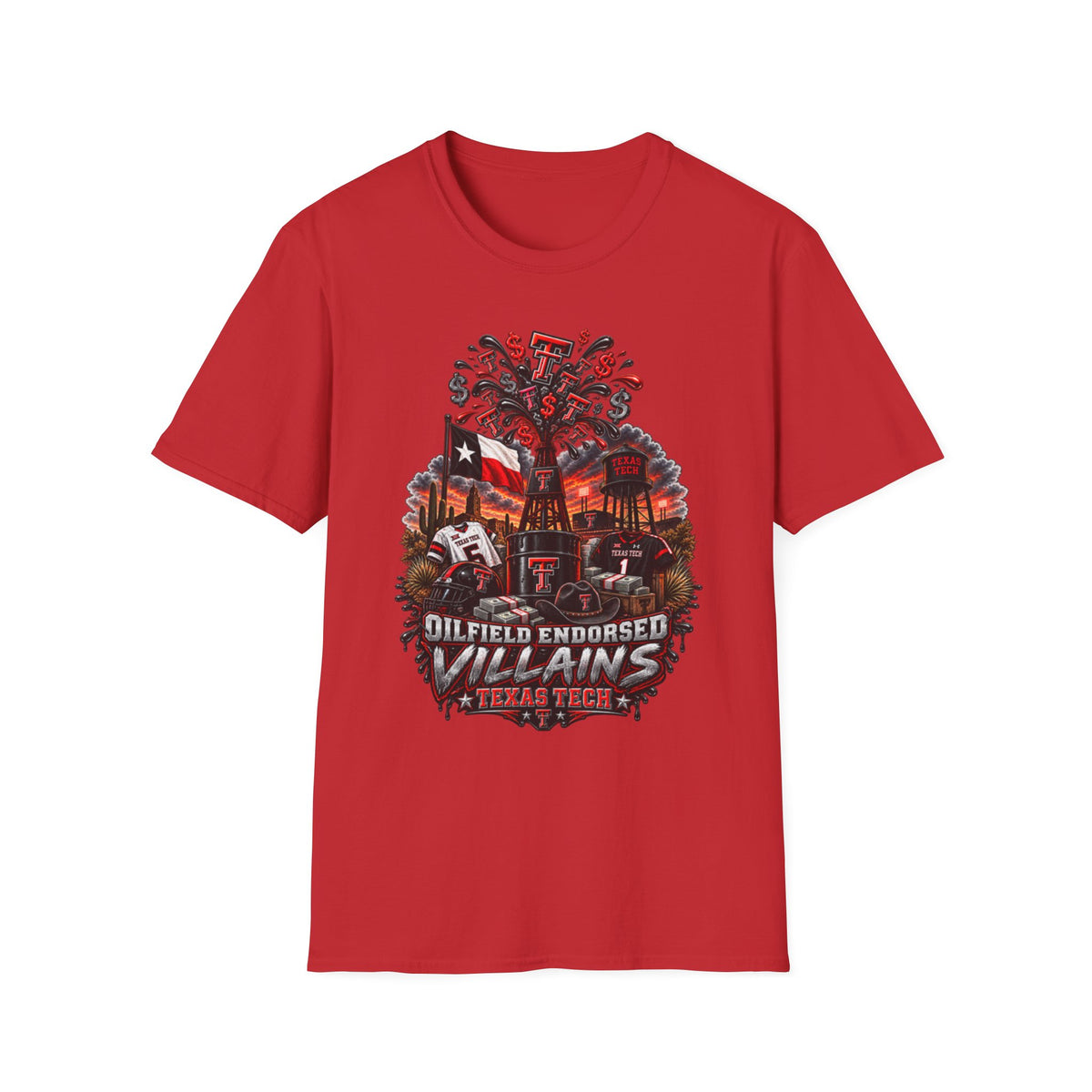 Mens Oilfield Endorsed Villains' Graphic Tee