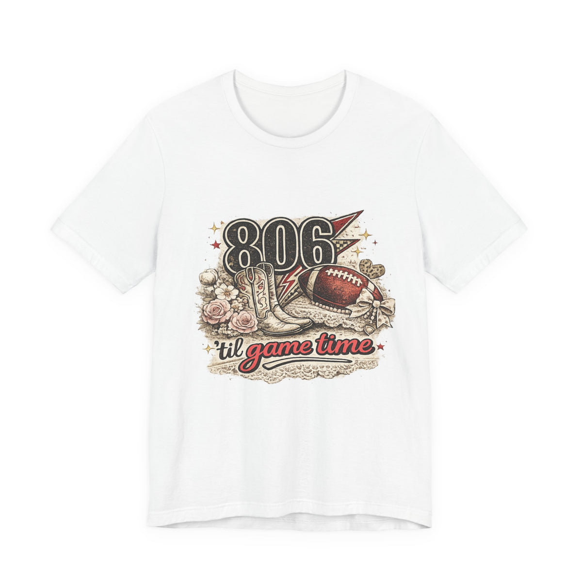 Women 806 'Til Game Time Football T-Shirt