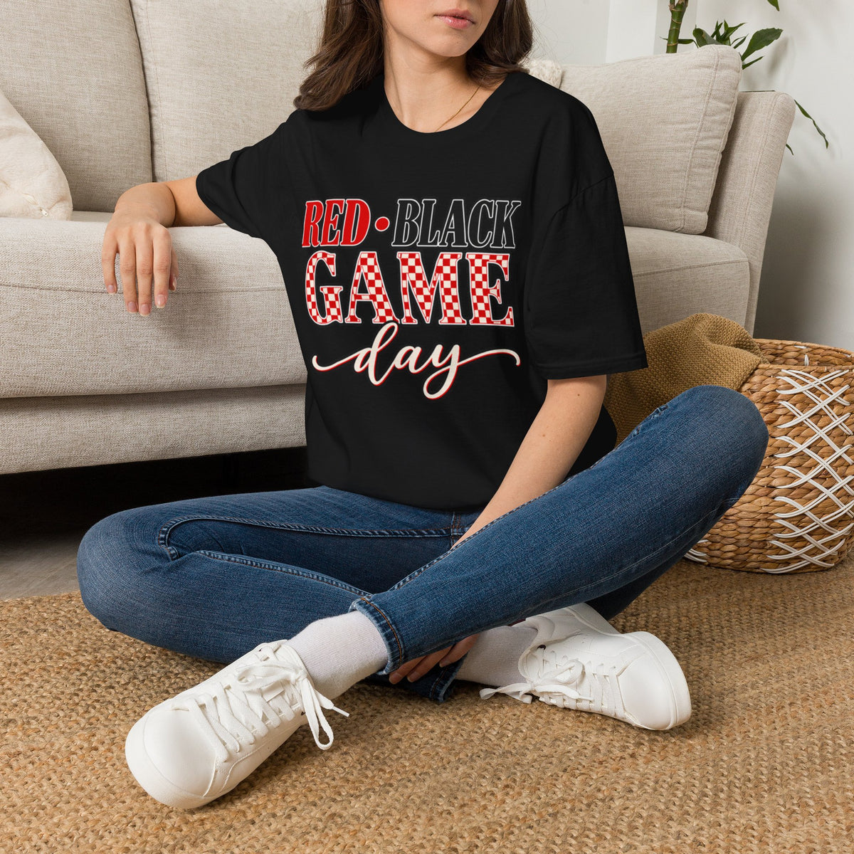 Women "Red • Black GAME day" T-Shirt