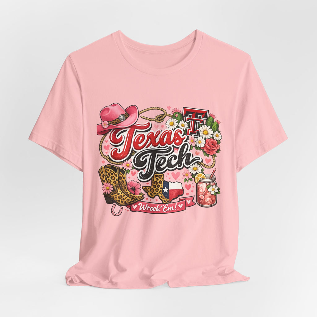 Women Texas Tech Floral Western Tee