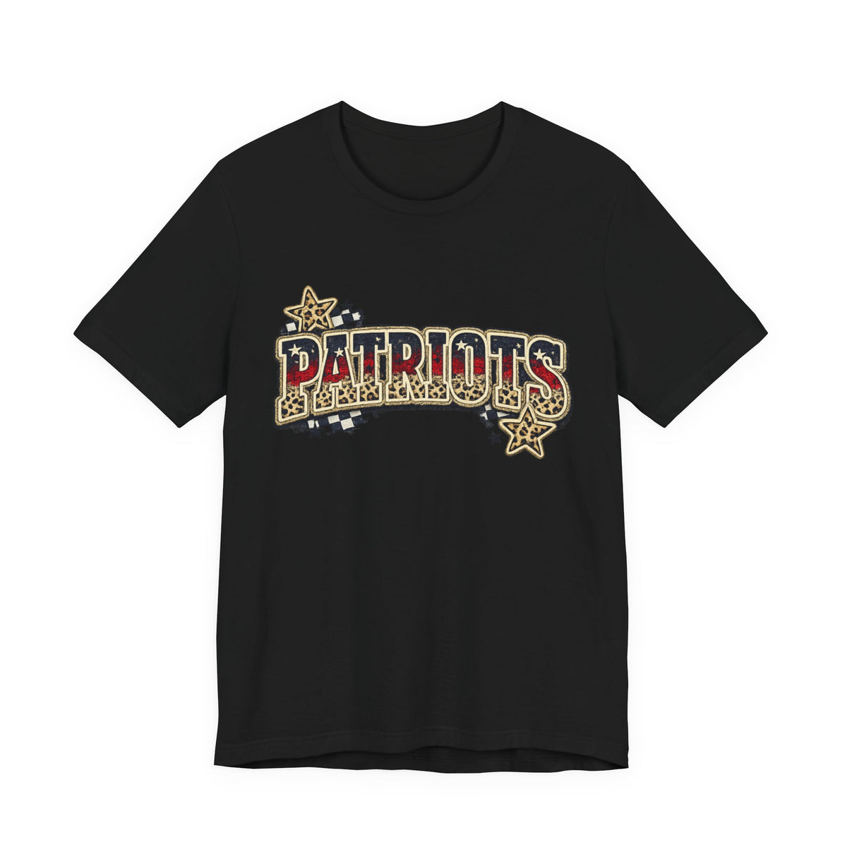 Women Bella+Canvas Patriots Retro Stars T-Shirt