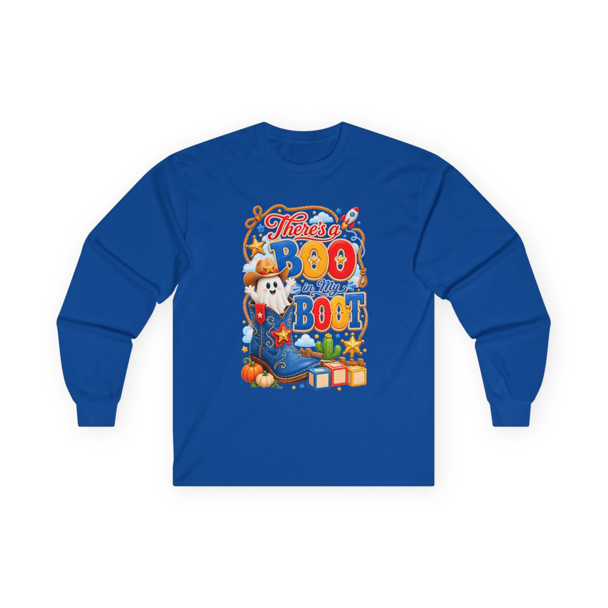 Women There’s a Boo in My Boot Long Sleeve Tee