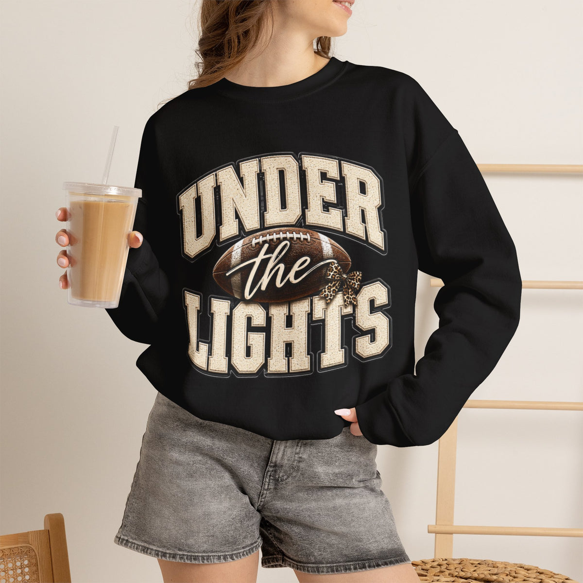 Women Under the Lights Football Crewneck Sweatshirt