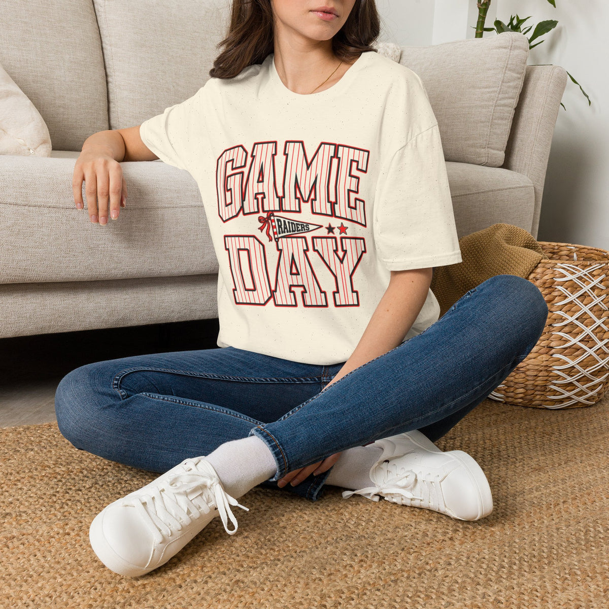 Women Red & Black Game Day T-Shirt