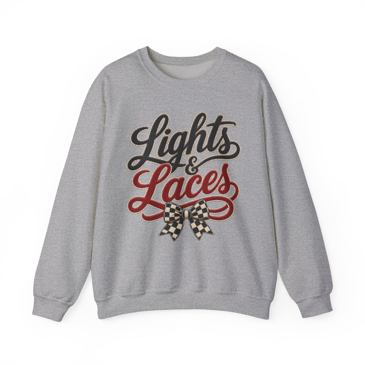 Women "Lights & Laces" Crewneck Sweatshirt