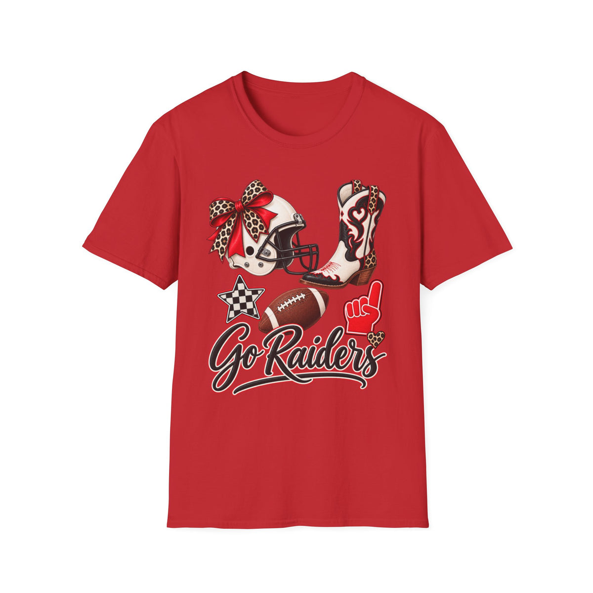 Women Go Raiders Football Tee