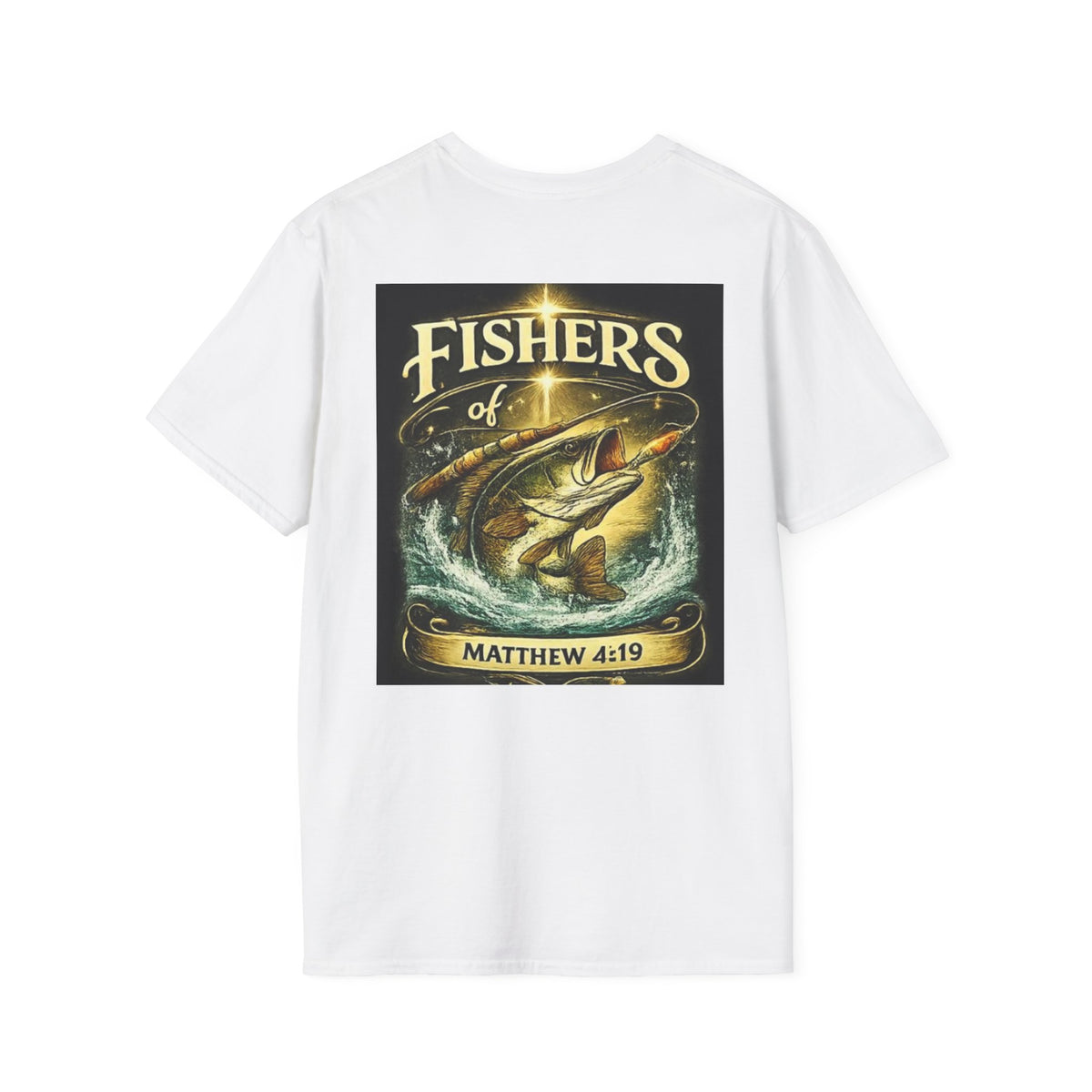 Hooked on Jesus T-Shirt — Christian Fishing Graphic Tee