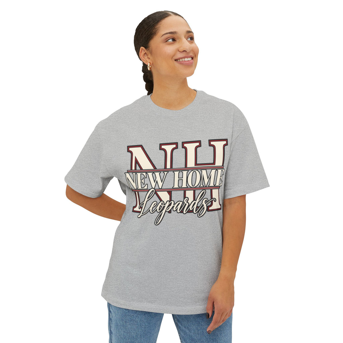 New Home Leopards Tee — Boxy T-Shirt