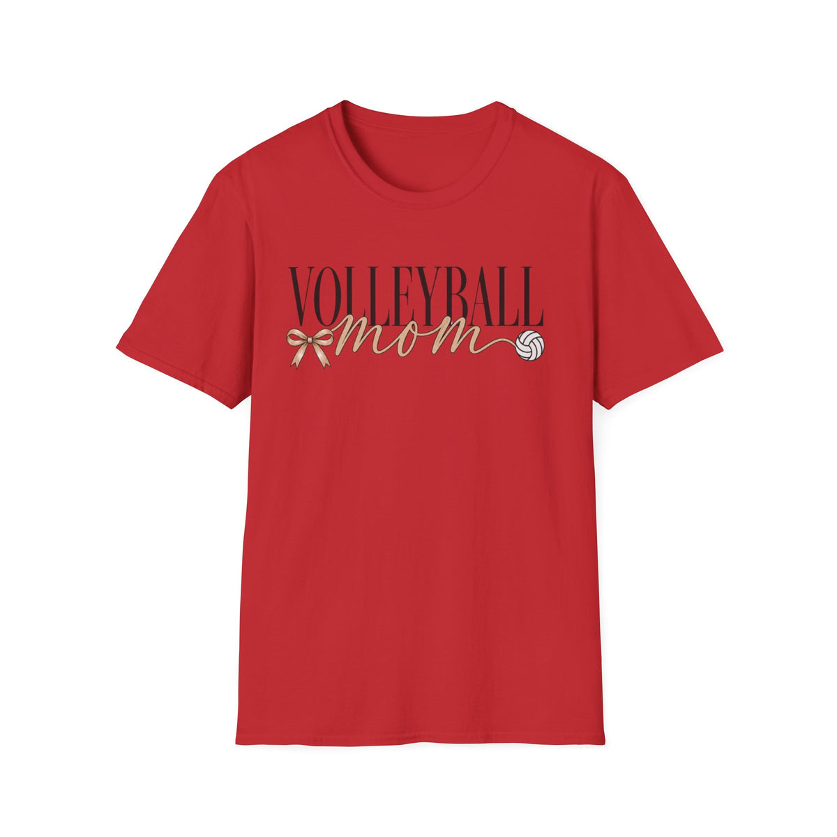 Custom Women Volleyball Mom T-Shirt