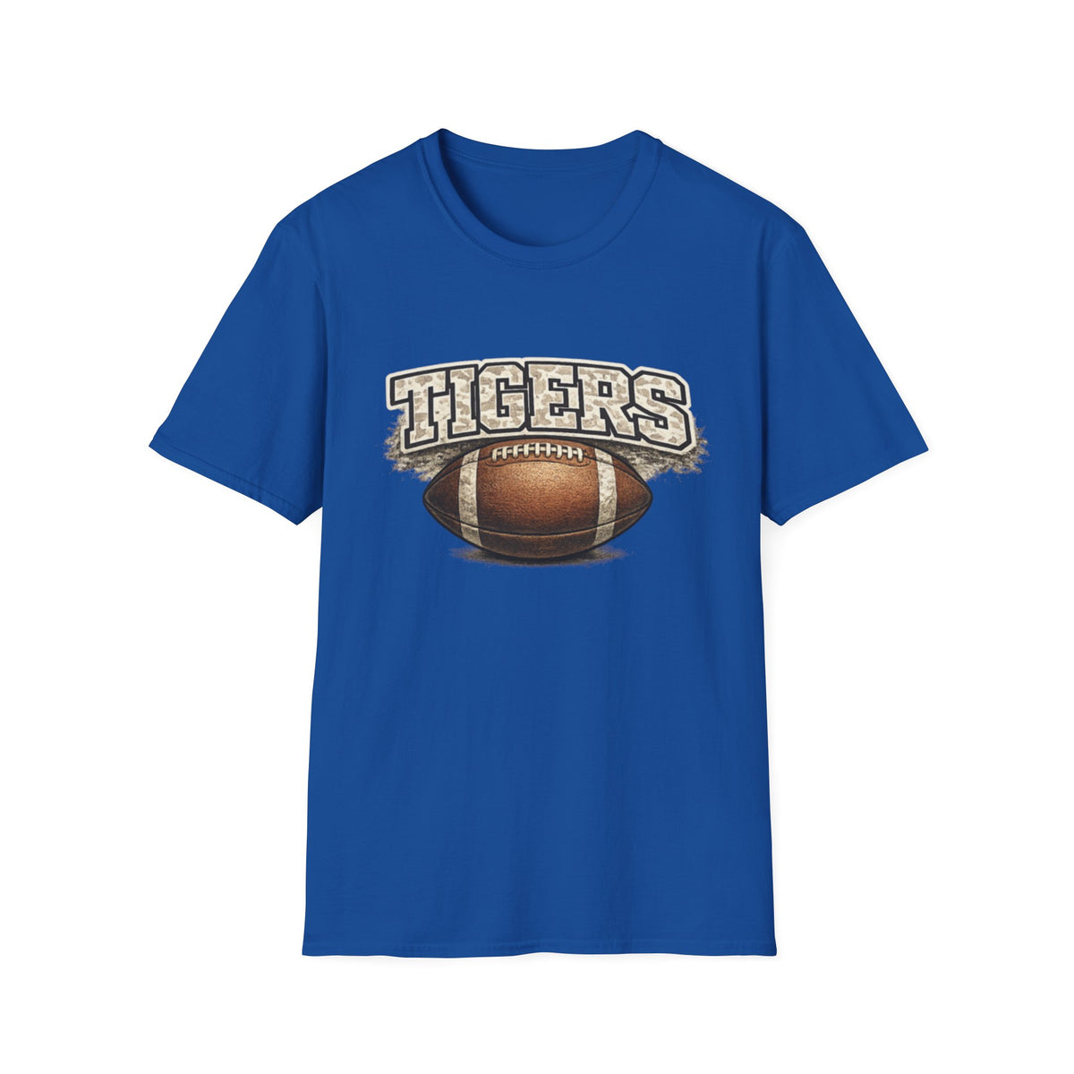 Men Tigers Football Camo T-Shirt