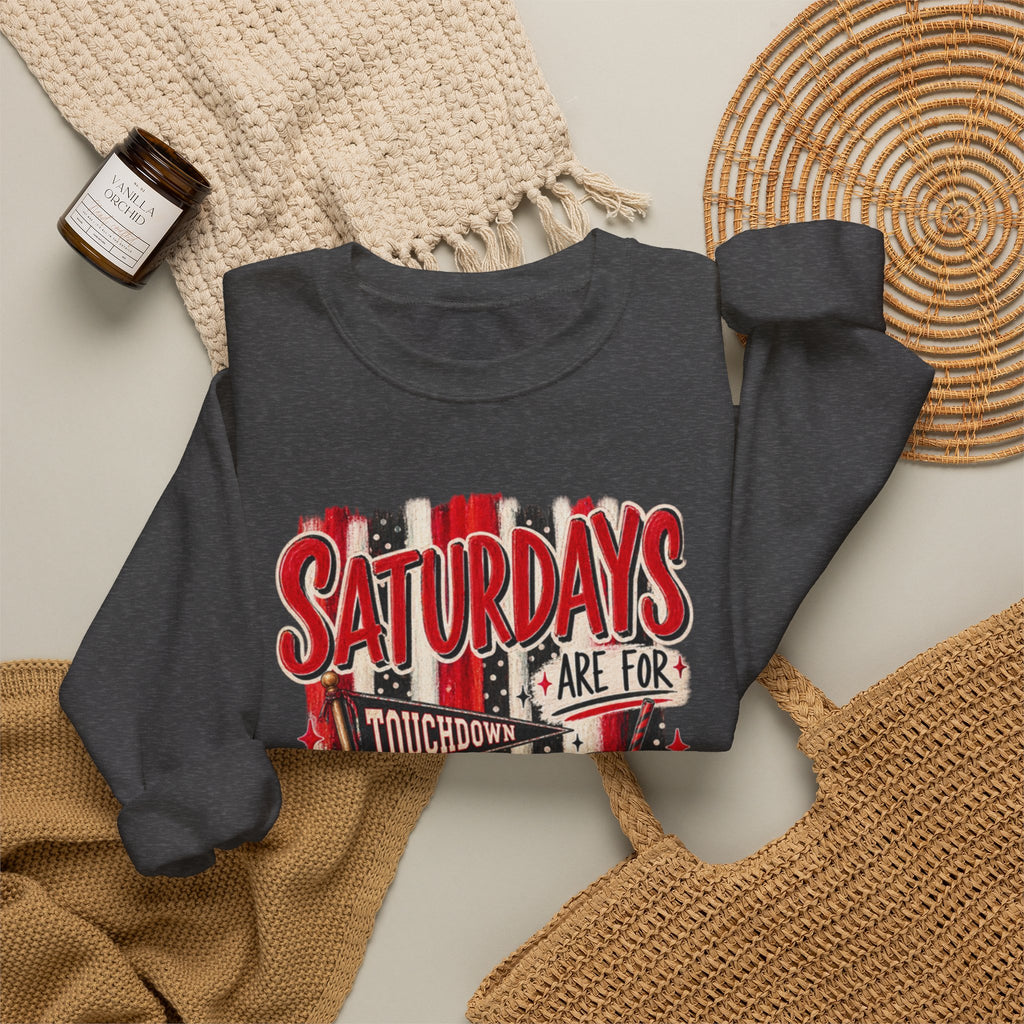 Women "Saturdays Are For Football" Crewneck Sweatshirt