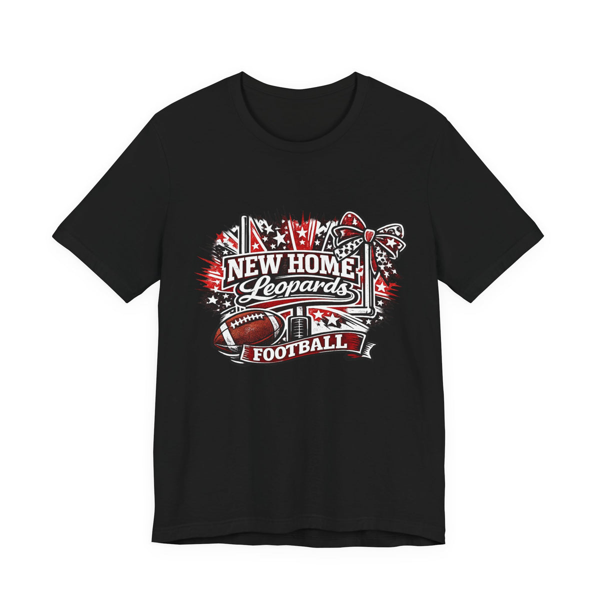 Women New Home Leopards Football T‑Shirt — Team Spirit Tee