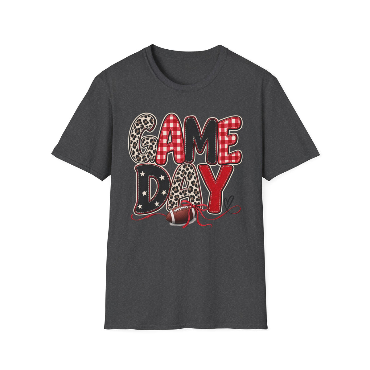 Women Red and Black Game Day T-Shirt