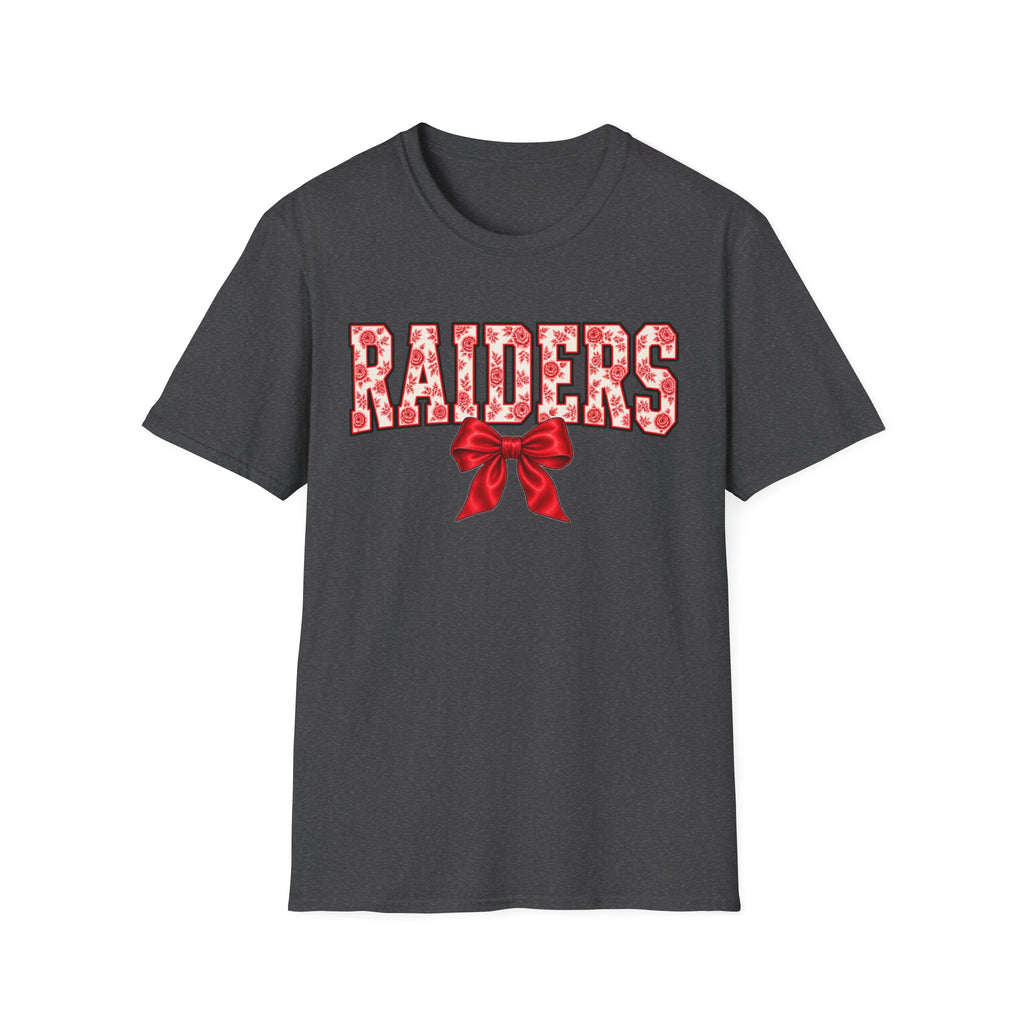 Women Raiders Floral Bow T-Shirt