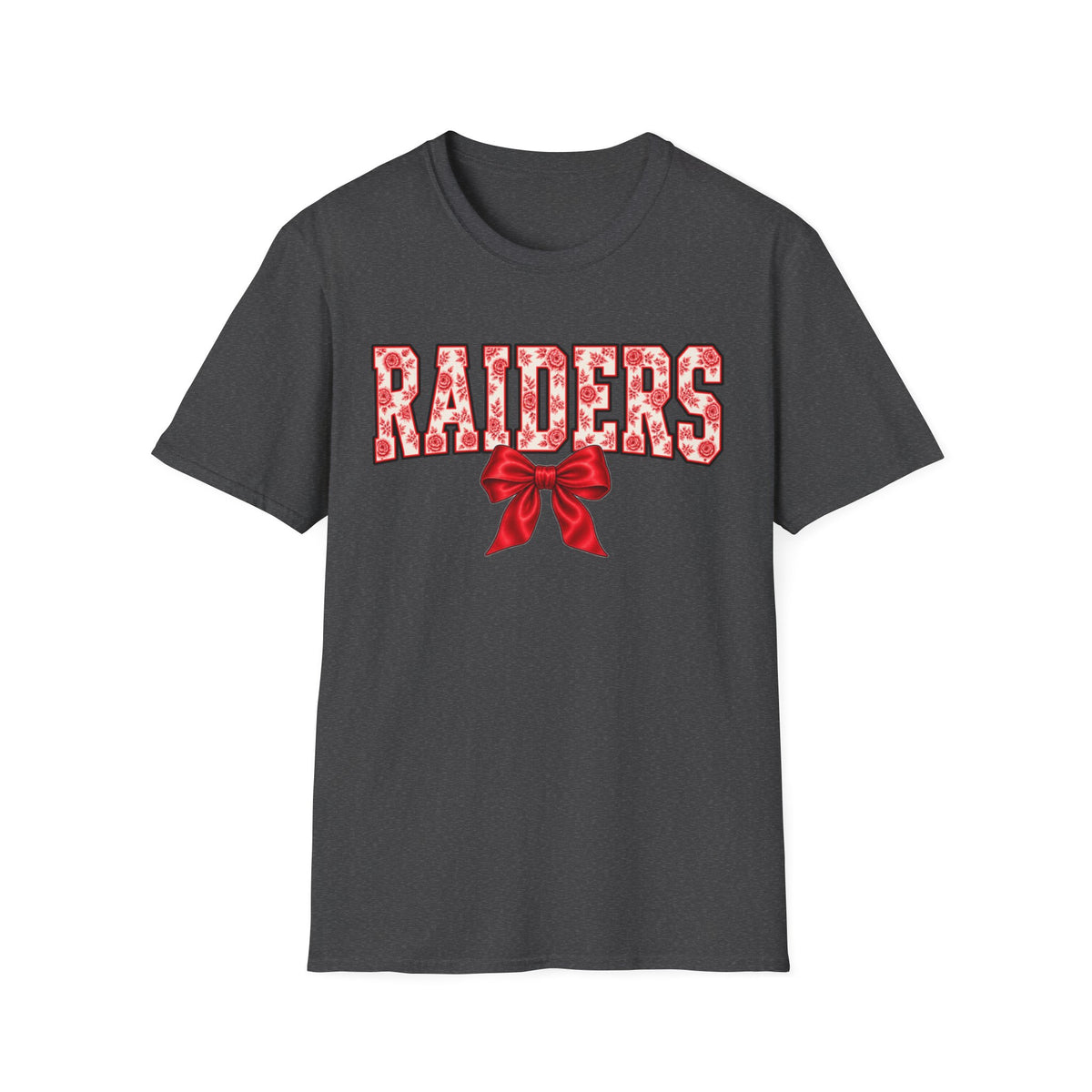 Women Raiders Floral Bow T-Shirt