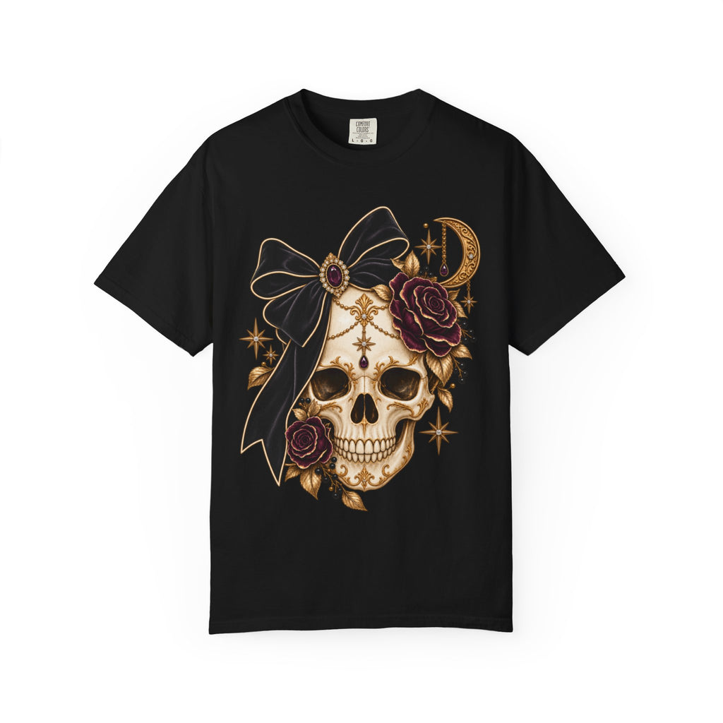 Women Comfort Colors Skull & Roses Tee