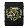 Idalou Wildcats Sherpa Blanket